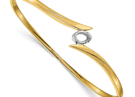 14k Two-tone Bracelets Style XB268 - Classique Jewelry Inc.