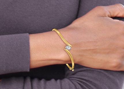 14k Two-tone Bracelets Style XB268VS - Classique Jewelry Inc.