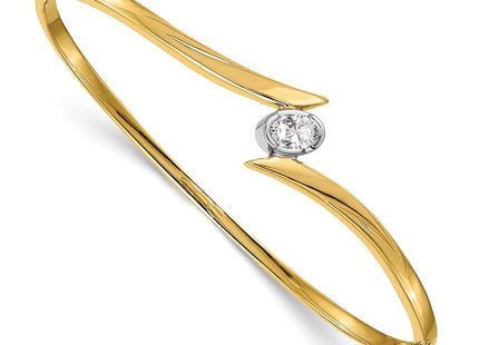 14k Two-tone Bracelets Style XB268AAA - Classique Jewelry Inc.