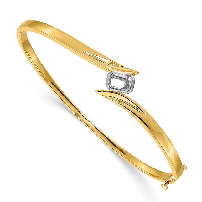 14k Two-tone Bracelets Style XB270 - Classique Jewelry Inc.