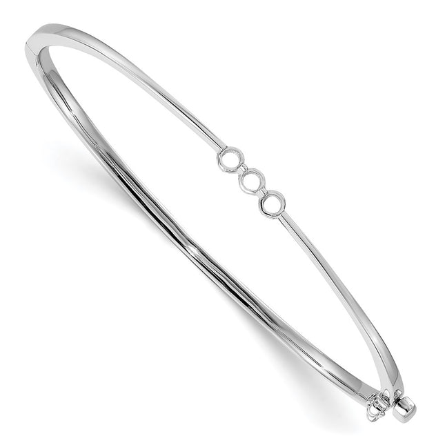 14k White Gold Bracelets Style XB298 - Classique Jewelry Inc.