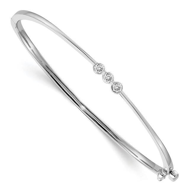 14k White Gold Bracelets Style XB298AA - Classique Jewelry Inc.
