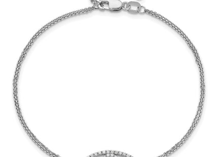 14k White Gold Bracelets Style XB315WS - Classique Jewelry Inc.