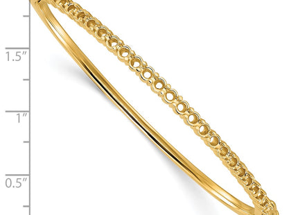 14k Yellow Gold Jewelry Style XB323Y - Classique Jewelry Inc.