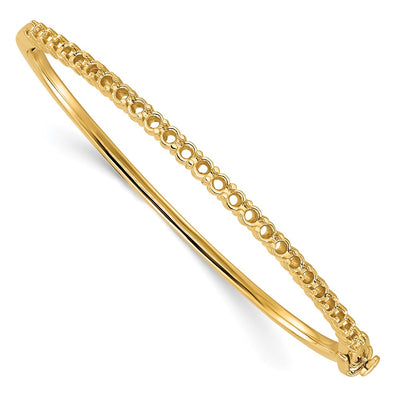 14K Holds 25 Hinged Bangle Mounting