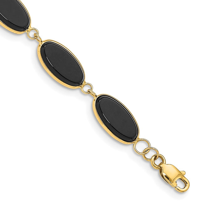14k Yellow Gold Bracelets Style XB40 - Classique Jewelry Inc.