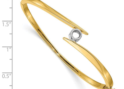 14k Two-tone Bracelets Style XB77 - Classique Jewelry Inc.