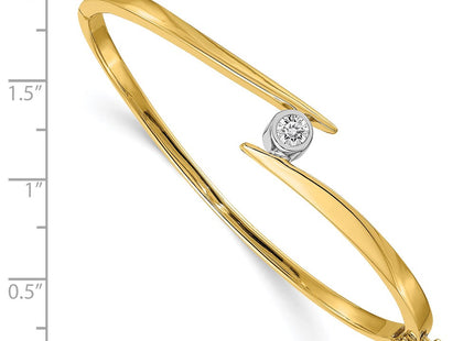 14k Two-tone Bracelets Style XB77VS - Classique Jewelry Inc.