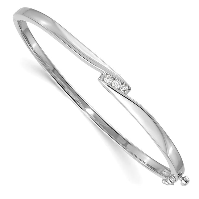 14k White Gold Bracelets Style XB82AAA - Classique Jewelry Inc.