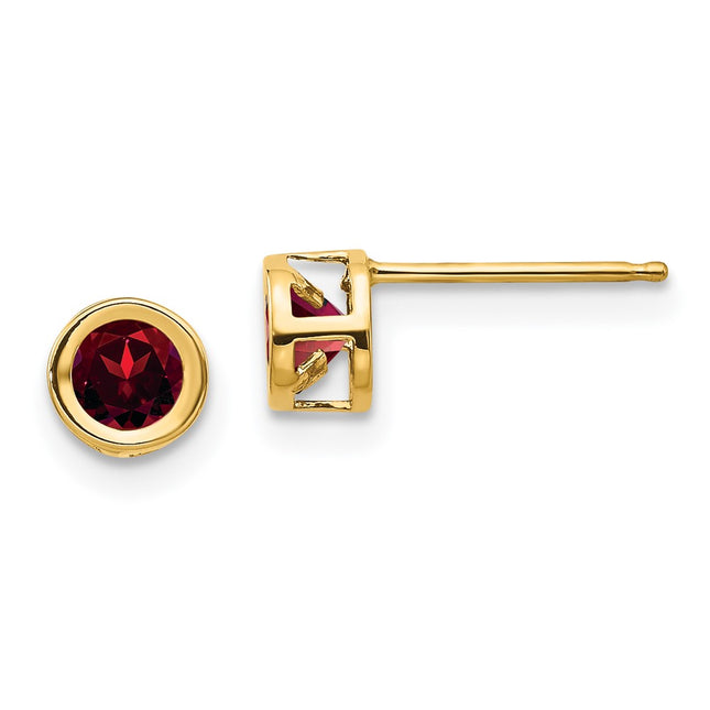 14k Yellow Gold Earrings Style XBE1 - Classique Jewelry Inc.