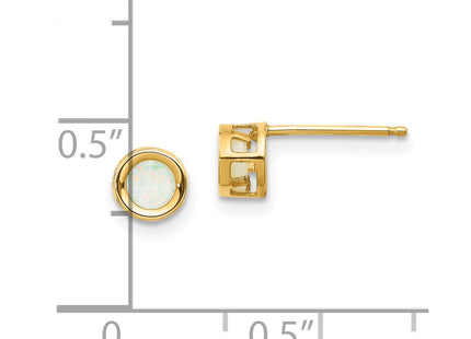 14k Yellow Gold Earrings Style XBE10 - Classique Jewelry Inc.