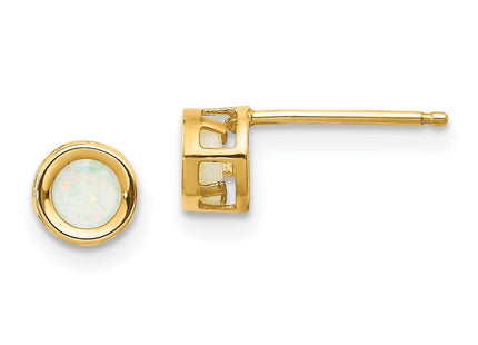 14k Yellow Gold Earrings Style XBE10 - Classique Jewelry Inc.