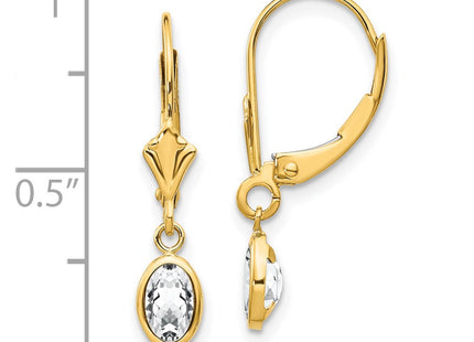 14k Yellow Gold Earrings Style XBE100 - Classique Jewelry Inc.