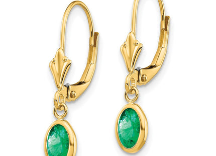 14k Yellow Gold Earrings Style XBE101 - Classique Jewelry Inc.
