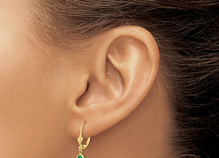14k Yellow Gold Earrings Style XBE101 - Classique Jewelry Inc.