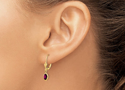 14k Yellow Gold Earrings Style XBE102 - Classique Jewelry Inc.