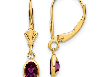 14k Yellow Gold Earrings Style XBE102 - Classique Jewelry Inc.