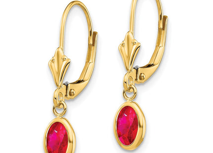 14k Yellow Gold Earrings Style XBE103 - Classique Jewelry Inc.