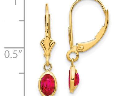 14k Yellow Gold Earrings Style XBE103 - Classique Jewelry Inc.