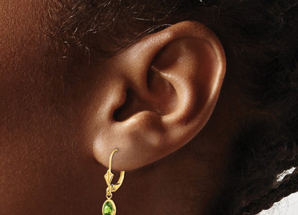 14k Yellow Gold Earrings Style XBE104 - Classique Jewelry Inc.