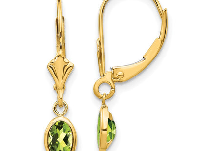 14k Yellow Gold Earrings Style XBE104 - Classique Jewelry Inc.
