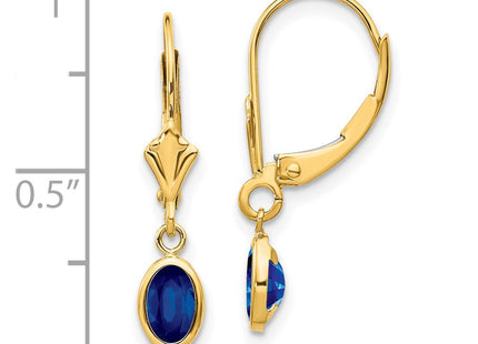 14k Yellow Gold Earrings Style XBE105 - Classique Jewelry Inc.