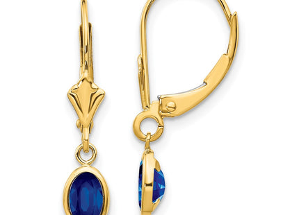 14k Yellow Gold Earrings Style XBE105 - Classique Jewelry Inc.