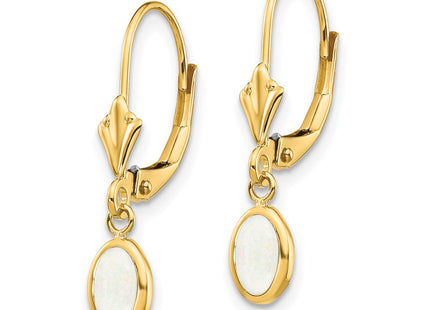 14k Yellow Gold Earrings Style XBE106 - Classique Jewelry Inc.