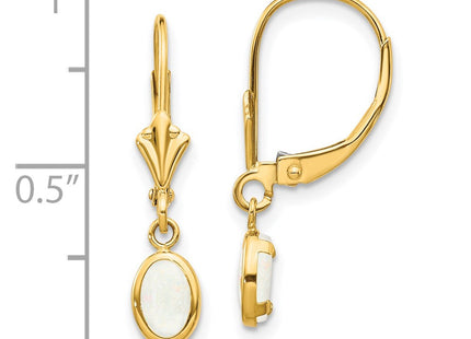 14k Yellow Gold Earrings Style XBE106 - Classique Jewelry Inc.