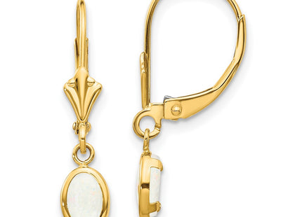 14k Yellow Gold Earrings Style XBE106 - Classique Jewelry Inc.