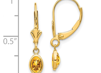 14k Yellow Gold Earrings Style XBE107 - Classique Jewelry Inc.