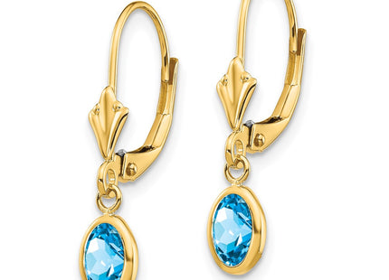14k Yellow Gold Earrings Style XBE108 - Classique Jewelry Inc.