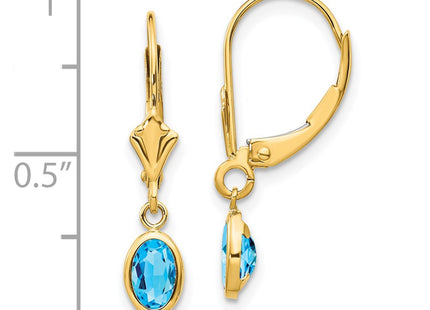 14k Yellow Gold Earrings Style XBE108 - Classique Jewelry Inc.