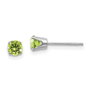 14k White Gold Earrings Style XBE128 - Classique Jewelry Inc.