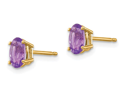14k Yellow Gold Earrings Style XBE14 - Classique Jewelry Inc.