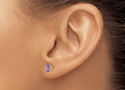 14k Yellow Gold Earrings Style XBE14 - Classique Jewelry Inc.