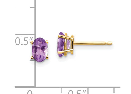 14k Yellow Gold Earrings Style XBE14 - Classique Jewelry Inc.