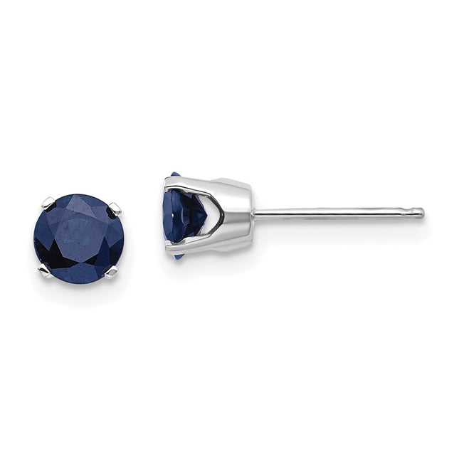14k White Gold Earrings Style XBE140 - Classique Jewelry Inc.