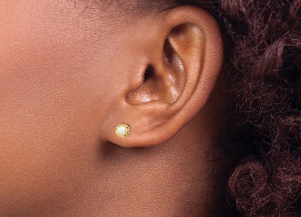 14k Yellow Gold Earrings Style XBE149 - Classique Jewelry Inc.