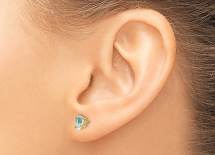14k Yellow Gold Earrings Style XBE15 - Classique Jewelry Inc.