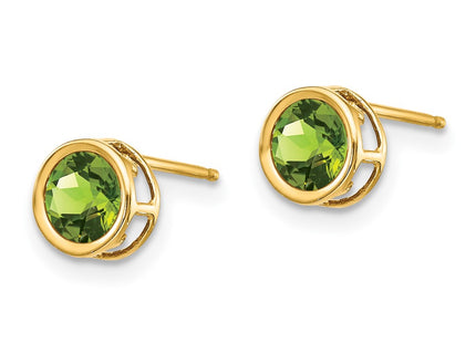 14k Yellow Gold Earrings Style XBE151 - Classique Jewelry Inc.