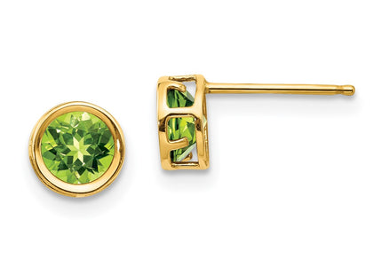 14k Yellow Gold Earrings Style XBE151 - Classique Jewelry Inc.