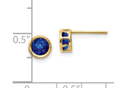 14k Yellow Gold Earrings Style XBE152 - Classique Jewelry Inc.