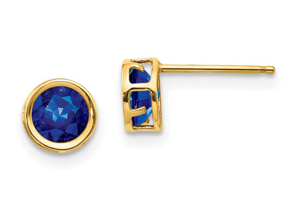 14k Yellow Gold Earrings Style XBE152 - Classique Jewelry Inc.