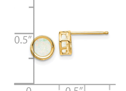 14k Yellow Gold Earrings Style XBE153 - Classique Jewelry Inc.