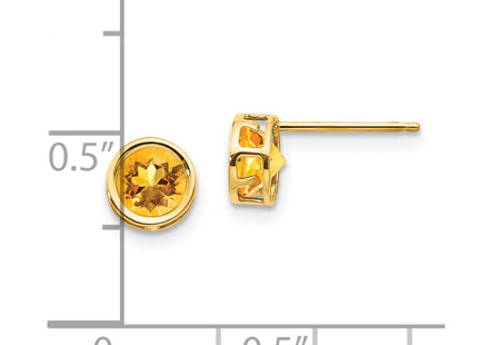 14k Yellow Gold Earrings Style XBE154 - Classique Jewelry Inc.