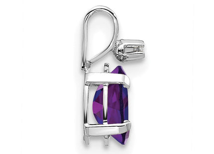 14k White Gold Pendants Style XBE157W - Classique Jewelry Inc.