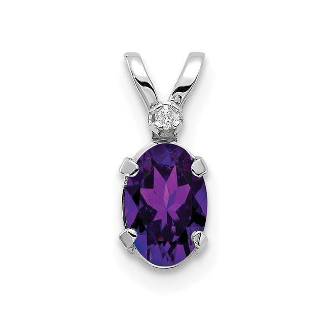 14k White Gold Pendants Style XBE157W - Classique Jewelry Inc.