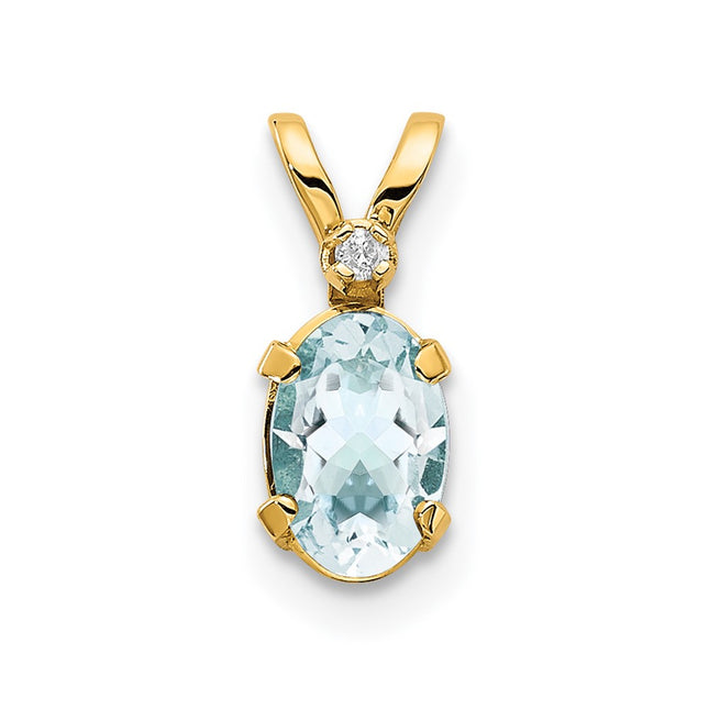 14k Yellow Gold Pendants Style XBE158 - Classique Jewelry Inc.