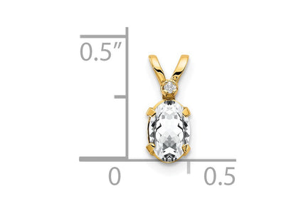 14k Yellow Gold Pendants Style XBE159 - Classique Jewelry Inc.